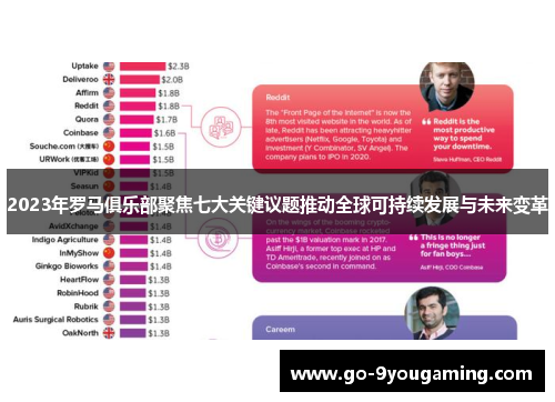 2023年罗马俱乐部聚焦七大关键议题推动全球可持续发展与未来变革