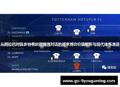 从阿拉巴对阵多特看欧冠强强对话的战术博弈价值解析与现代体系演进 从阿拉巴对阵多特看欧冠强强对话的战术博弈价值解析与现代体系演进